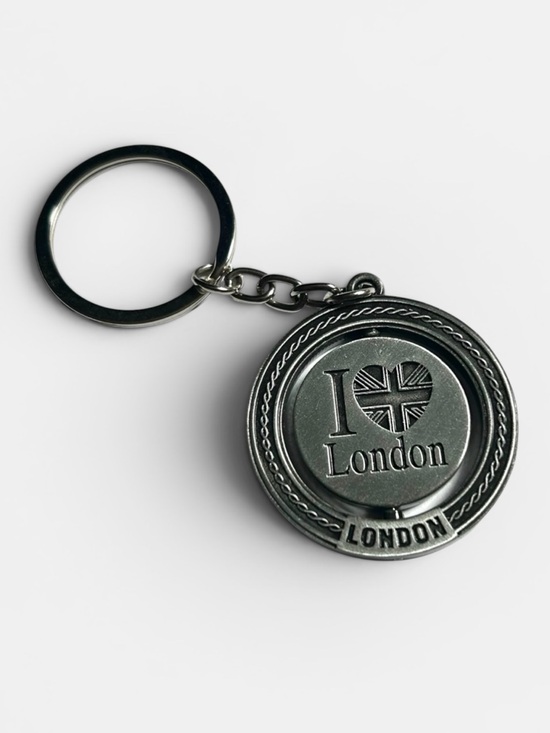 Accessories - London Rotating Keyring England Travel U.K. Essential